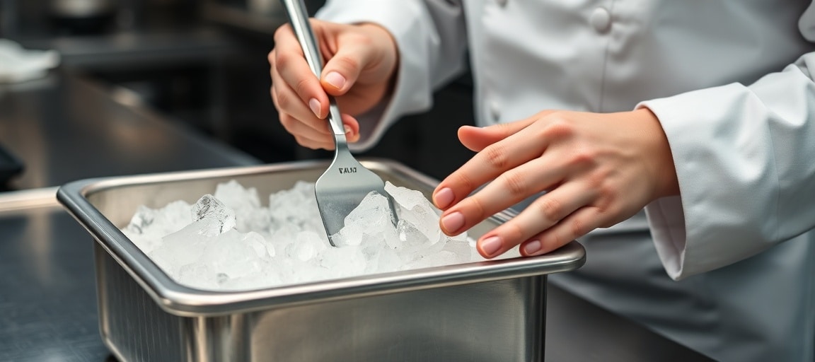 Faire de la crème glacée à la turbine : le guide complet pas à pas : gros plan