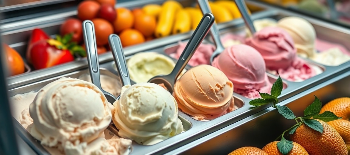 Le foisonnement : combien d'air dans votre glace : gros plan