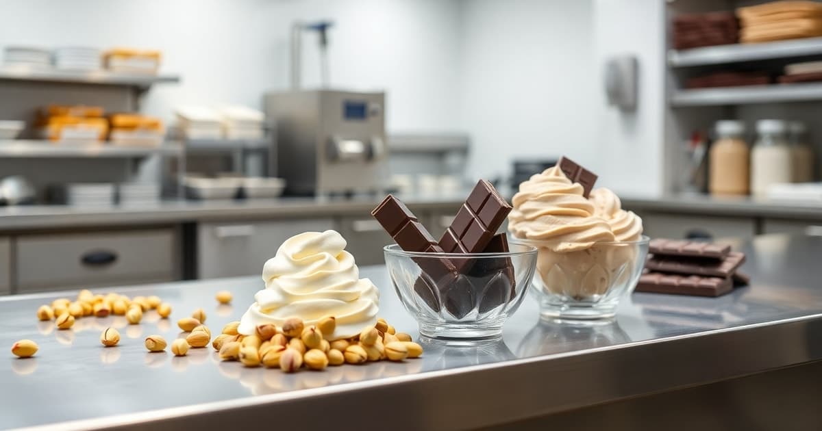 Faire de la crème glacée à la turbine : le guide complet pas à pas : gros plan