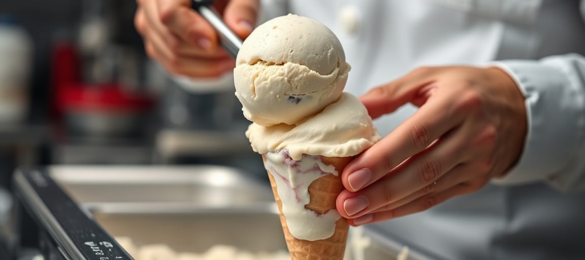 Le foisonnement : combien d'air dans votre glace : en pratique au laboratoire