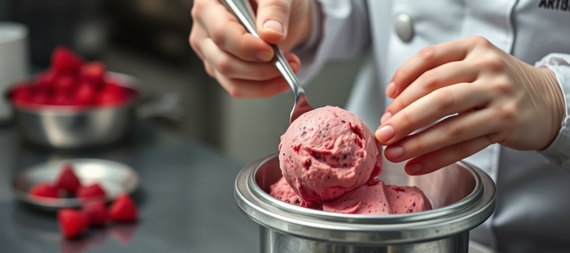Le foisonnement : combien d'air dans votre glace : en pratique au laboratoire