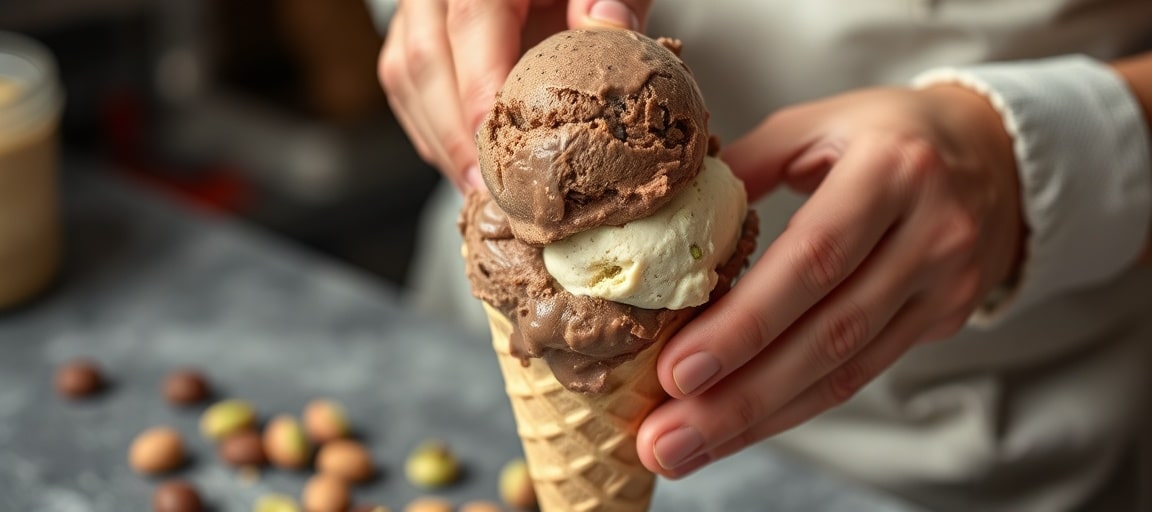 Quelle turbine à glace choisir selon votre production quotidienne : gros plan