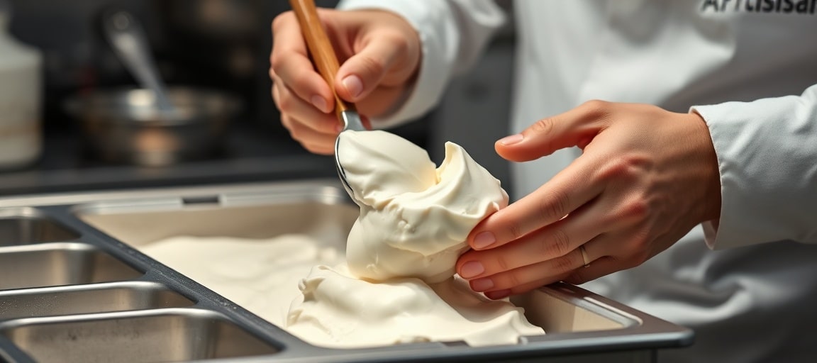 Quelle turbine à glace choisir selon votre production quotidienne : gros plan